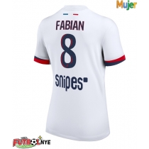 Camiseta Paris Saint-Germain Fabian Ruiz #8 Visitante Equipación para mujer 2025-26 manga corta